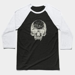 Fantasy Space Desert Skull Cosmic Baseball T-Shirt